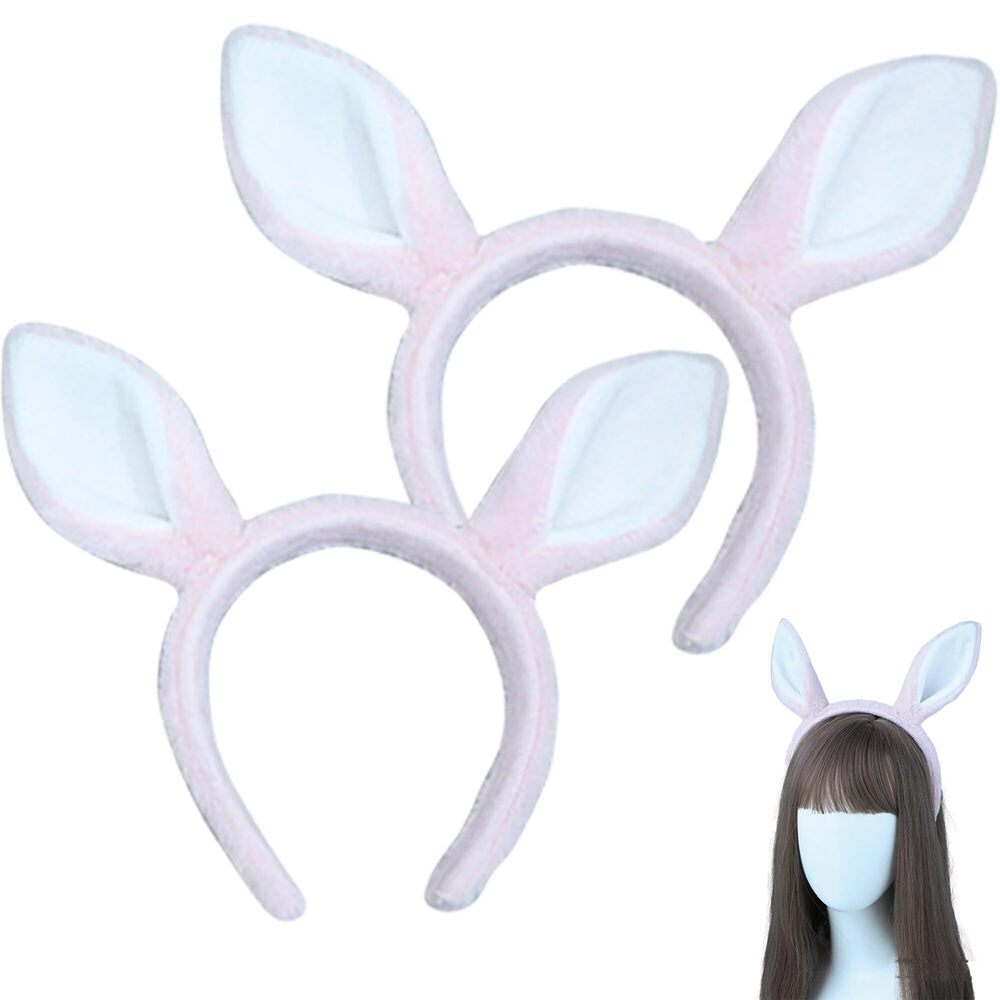 3329 Pink Horse Ears Headband Pink Pony Club Hairband Party Prom Cosplay